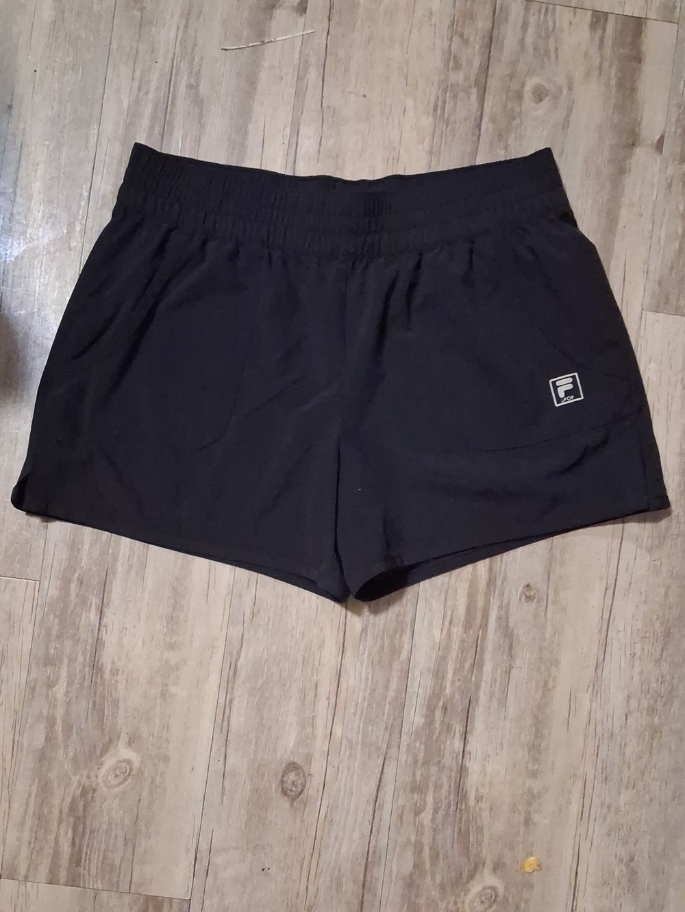 Fila Black Women's Athletic Shorts with Logo